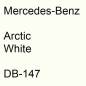 Preview: Mercedes-Benz, Arctic White, DB-147.